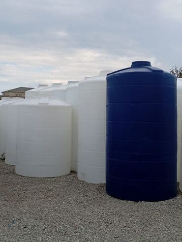 su çəni işlenmiş: Bak, Plastik, 10000 l l, Yeni, Pulsuz çatdırılma — 4