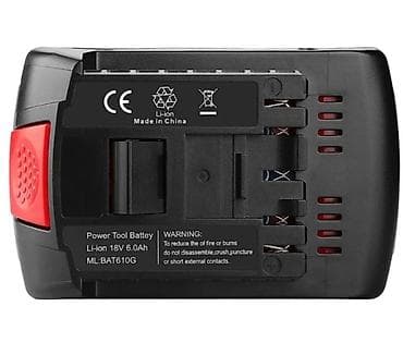 bosch: Bosch uyğun batareya – 18V Li‑ion, 6.0Ah (model BAT609/BAT610G tipli) — 3