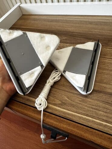 maqnit suse silen: Üçbucaq formalı maqnitli iki tərəfli şüşə təmizləyicisi 1 qatlı şüşə — 2