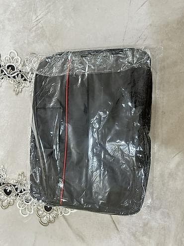 Qara noutbuk çantası - Material: suya və ləkəyə davamlı sintetik