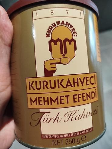 bal: Kurukahveci Mehmet Efendi Türk Qəhvəsi – 250 q metal qab - Marka — 3