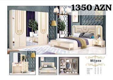 işlenmiş termolar: İkinəfərlik çarpayı, Dolab, Termo, 2 tumba, Azərbaycan, Yeni — 14