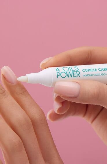 yuxuda uzuyun qasini itirmek: 4 Oils Power kutikul qələm-qulluq/strong> manikürünüzü uzun müddət — 1