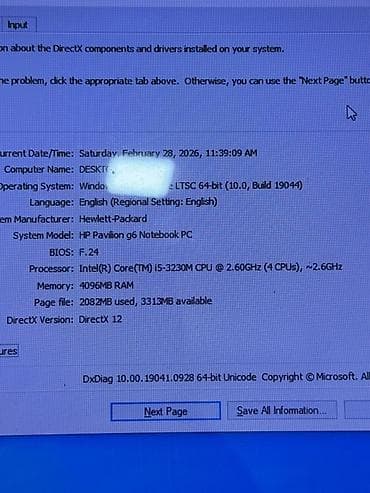 ses guclendirici: HP Pavilion g6 noutbuk - Model: HP Pavilion g6 Notebook PC - Ekran — 3