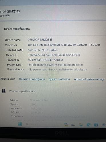 Elektronika: İşlənmiş Dell Latitude, 14 ", Intel Core i5, 256 GB, Ünvandan götürmə — 3