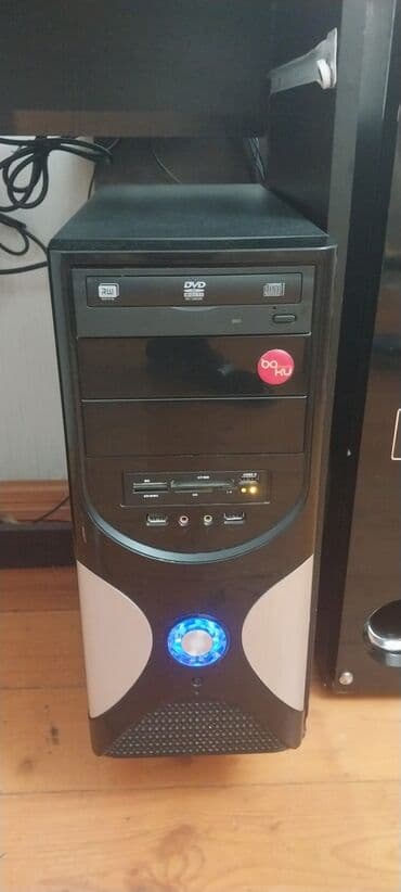 dvd disklər: Masaüstü kompüter dəsti Tərkib: - Sistem bloku: ön paneldə — 1