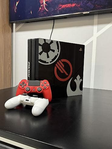 kiraye playstation 4: Sony PlayStation 4 PRO 1TB (İdeal) - Rəng: Qara - Komplekt: 1 ədəd — 4