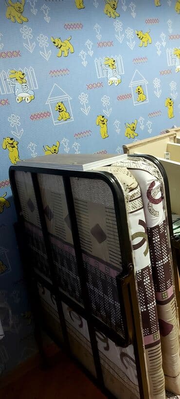 açılıb bağlanan yataq: Yeni, Təknəfərlik çarpayı, Bazalı, Matras ilə, Siyirməsiz, Azərbaycan — 1