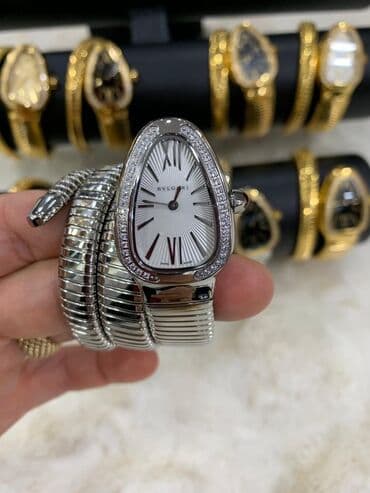 Очки: Новый, Наручные часы, Bulgari, цвет - Золотой — 3