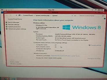 kompüter işi: Masaüstü kompüter komplekti ekran diaqalan dioqanal 21.5 — 2