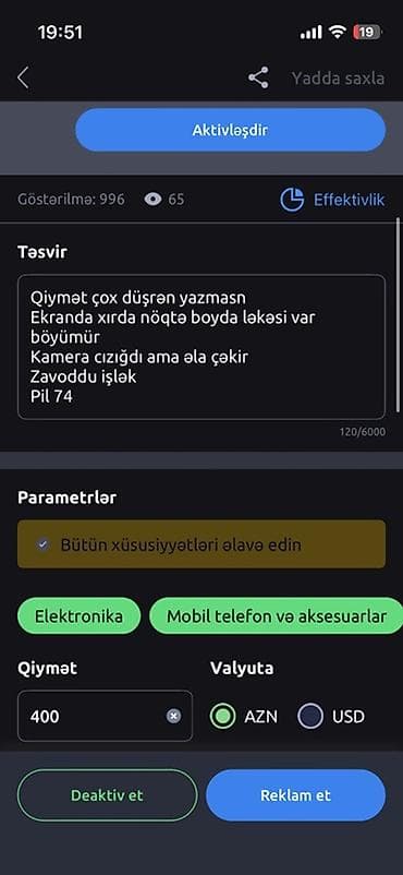 mini soyuducu: IPhone 13 mini, Mavi, Face ID — 1