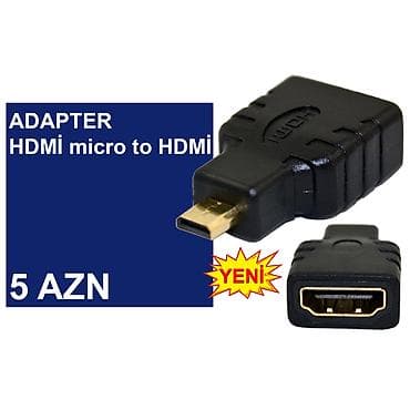 Masaüstü kompüterlər və komponentlər: HDMİ Adapterlər/Konverterlər (Çeviricilər) ⭐HDMİ to AV – 12 AZN ⭐HDMİ — 3