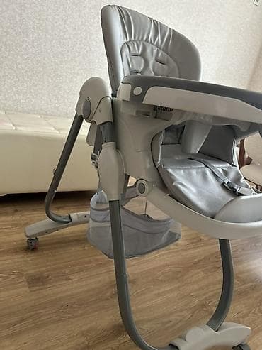 usaq yemek masası: VAVA uşaq yemək stulu - Rəng: boz/qrafit tonları - Yumşaq və — 2