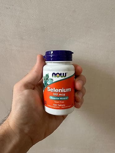 NOW Foods Selenium Selen – 100 mcg, 100 tablet vitamin - Əldə yeni