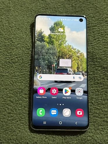 Samsung Galaxy S10, цвет - Белый, Отпечаток пальца — 1