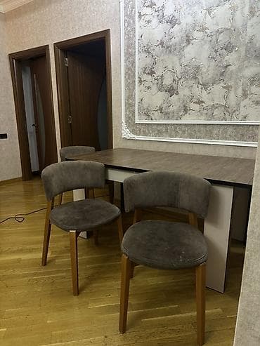 islenmis metbex divanlari: Qonaq otağı üçün, İşlənmiş, Açılan, Dördbucaq masa, 6 stul — 3