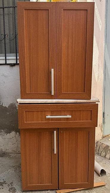 Mətbəx dolabı dəsti - Material: taxta/laminat örtüklü korpus, klassik