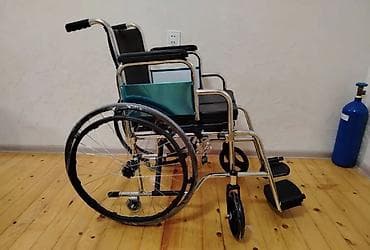 Инвалидные коляски: Tualet funksiyalı əlil arabası - Material: parlaq xrom örtüklü möhkəm — 8