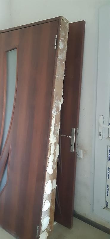 табло фото: MDF üzlü giriş/otaq qapısı dəsti TEZEDİ CIZIĞI QIRIĞI YOXDU. ALINIB — 1