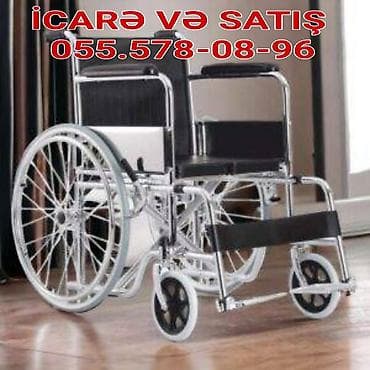 Mexaniki əlil arabası – icarə və satış - Geniş oturacaq və arxa