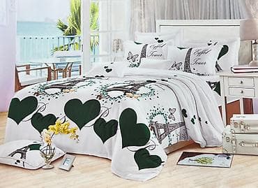 mətbəx dəstləri: Yataq dəsti pastel çift kisilik - Parça: yumşaq, nəfəsalan toxuma; — 3