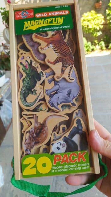 деревянные машинки: Магнитики. Деревянные. Заказаны с Америки.хороший подарок ребёнку. За — 2