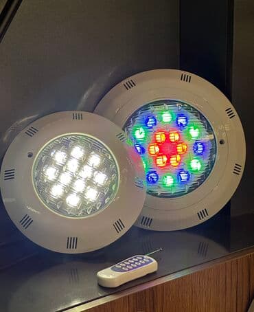 rgb işıq: Hovuz işığı 12 watt və 18 watt işıq gücündə olan hovuz işıqlarımız 12 — 1