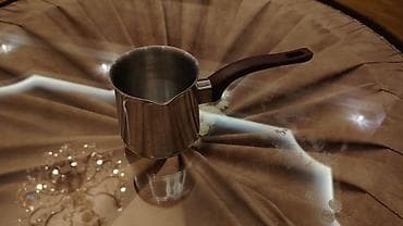 qreçka çayı: Rəng - Gümüşü, Qəhvədan, Turka, Paslanmayan polad, 0,3 bucket volume l — 1