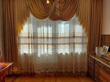 Товары для праздников: Klassik üslubda pərdə dəsti - Tərkib: 3 qat kompozisiya – 8ağır — 2