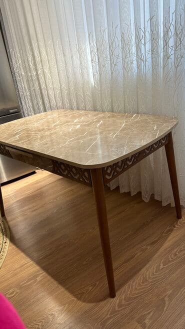 balkon ucun stol stullar: Qonaq otağı üçün, Yeni, Açılan, Kvadrat masa, 4 stul — 7