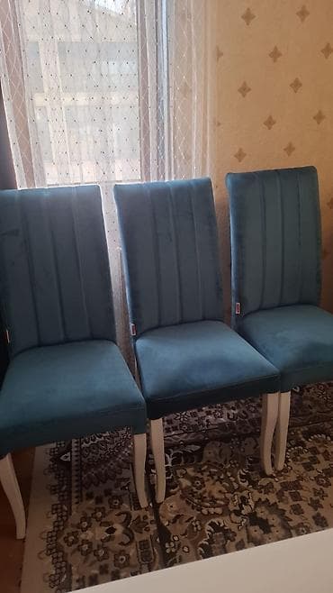 usdular: Qonaq otağı üçün, Açılmayan, Dördbucaq masa, 6 stul — 2