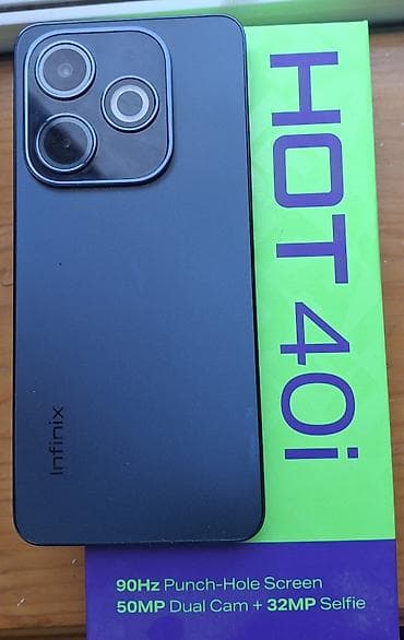 Infinix Hot 40, 128 GB, Sensor, Sənədlərlə