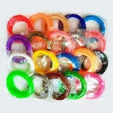 3d qelem qiymeti: 3 D Qelem Filament Zapasqa Paçqada 20 reng var 1 reng 5 Metr Tek — 1