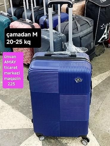 Çamadan M ölçü (20–25 kq tutumlu) ünvan AMAY ticarət mərkəzi ağ şəhər