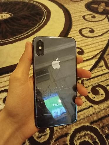 sadə tel: IPhone X, 64 GB, Space Gray — 2