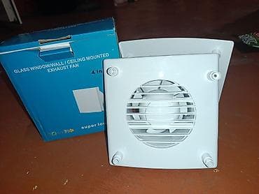 Şüşə pəncərə/divar/tavan tipli çıxarıcı ventilator (exhaust fan) -