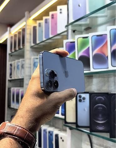 IPhone 13 Pro, 128 GB, Sierra Blue, Zəmanət, Simsiz şarj, Face ID — 4