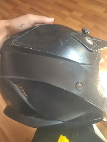 motor kasklari: Kaska arginal cross kaskdi L razmer forma kavasaki formadı M razmer — 3