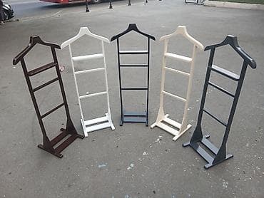 Asılqanlar: Taxta paltar asılqanı/Tekbasli - Material: MDF - Forma: ev damı — 3