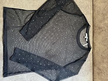 xonca bezemek: Koton markalı qadın bluzası - Model: şəffaf mesh (setka) materialdan — 6