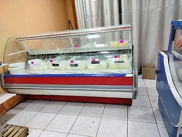 mağaza vitrin: Süd məhsulları üçün, 120 * 210 * 95 — 1