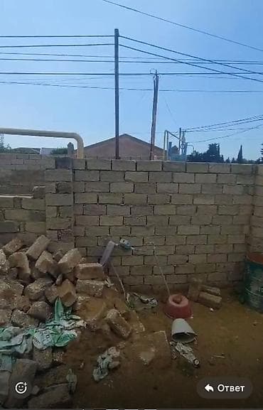 Дома: Satılır: tikintisi yarımçıq qalmış kiçik fərdi yaşayış evi (1 mərtəbə) — 1