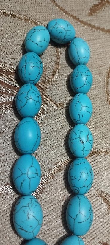 ebonit tesbeh: Orginal natural təbii təsbeh Firuzə Türkqranat — 2
