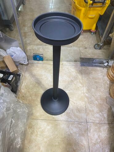 подарок для мужчины: Qara rəngdə, maral başlıklı, qızılı iç hissəli şampan vedrəsi — 3