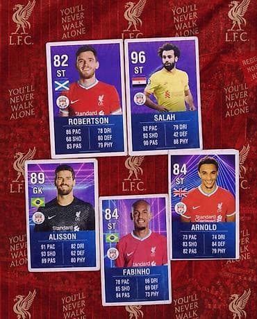 liverpool: Liverpool FC futbol kartları — 1