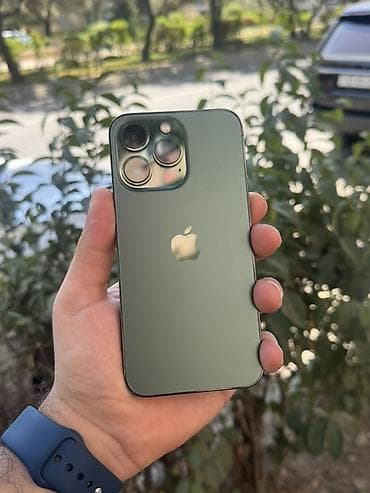 apple macbook: IPhone 13 Pro, 256 GB, Yaşıl, Face ID, Simsiz şarj, Zəmanət — 1