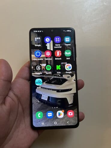 samsun a 41: Samsung Galaxy A41, 64 GB, rəng - Göy, Barmaq izi — 6