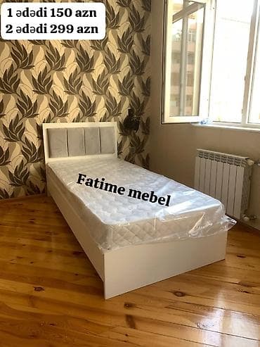 ikinci el kuşetka: Yeni, Təknəfərlik çarpayı, Bazasız, Matras ilə, Siyirməsiz — 1