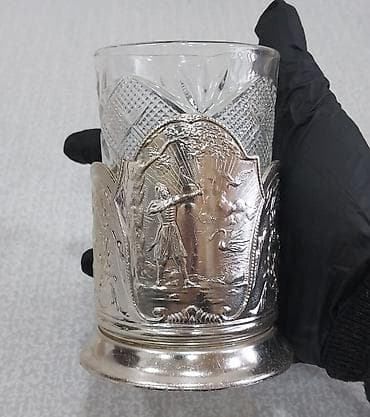 yaq qabi: Stəkanlar, Şüşə, 6 ədədli dəst, SSRİ — 9