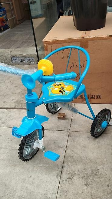 Uşaq üçtəkərli velosiped - Korpus: möhkəm metal çərçivə, ön və arxa — 1